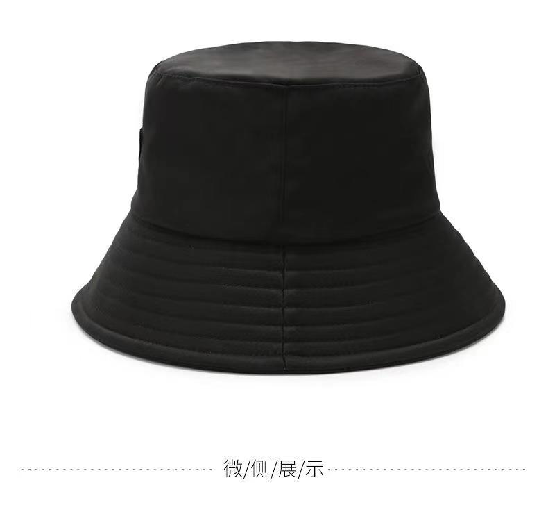 Y-127春夏三角标户外遮阳双层渔夫帽（有空白板）